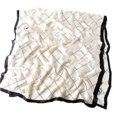 China Wholesale famous brands designer silk scarf US EU USA letter square 231 styles low price satin shawls 70x180 g dropshipping brands for sale