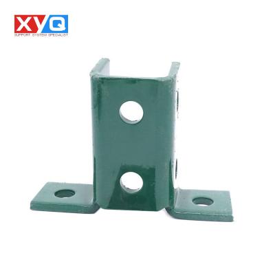 China Support Fixed hot dip galvanized  connection base unistrut fittings unistrut accessory Strut Post Base for sale