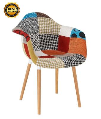 China Living Room Modern Design Comfortable High Quality Patchwork Armchair for sale