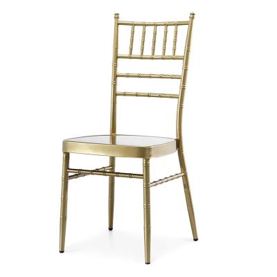 China Modern Wedding Banquet Chairs Hotel Furniture / Gold Chiavari Wedding Chair for sale