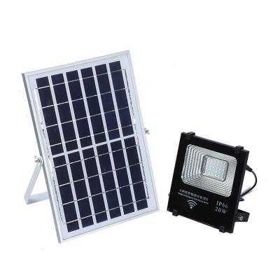 China Garden Wall Type Mounted Epistal SMD Ip66 Outdoor Waterproof 10w 20w 30w 50w Led Solar Flood Light for sale