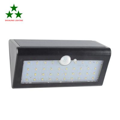 China Outdoor Waterproof Garden IP65 PIR Motion Sensor 38 Led Beads Solar Wall Garden Led Solar Wall Light for sale