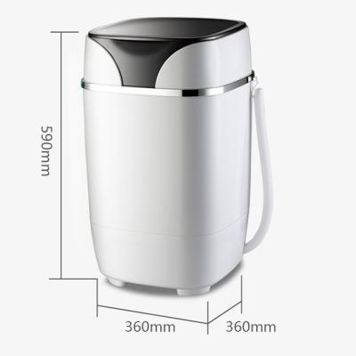 China Hotel 4.5kg Semi Automatic Top Loading Mini Washing Machine With Dryer For Home Washer for sale