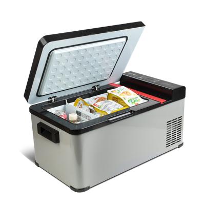 China Portable PP 20L Mini Car Refrigerator Cooler Freezer Car Refrigerator for sale