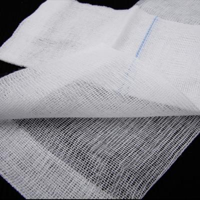 China Medical Unsterilized 100% Cotton Gauze Swabs With Blue X-Ray Detectable à venda