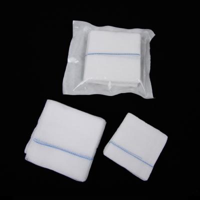 China Various Types 100% Cotton Medical Sterile Compress Gauze Sponge for sale