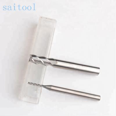 中国 Saitool CNC Process for Acrylic and PVC Cutting Flute Milling Cutter 1 Flute Carbide Single End Mill 販売のため