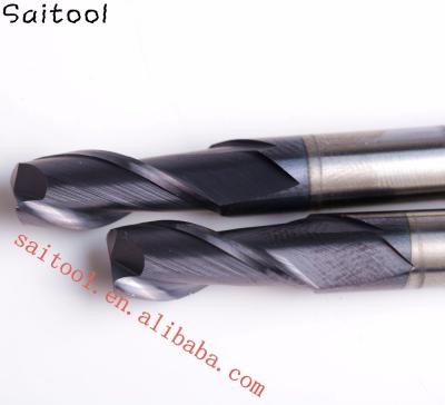 中国 Square CNC Process 2flutes Long Neck Solid Carbide End Mills For Steel 販売のため