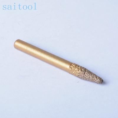 中国 Saitool Perfect Cut Weld Taper Stone Cutter Stone Granite Router Bit For Engraving Marble 販売のため