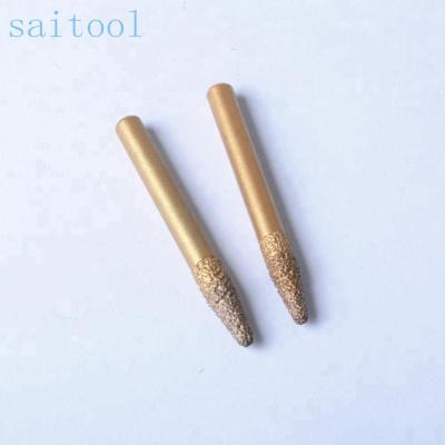 China Flat Leading CNC Process Saitool Stone Cutting Tool / Stone Engraving Bit For CNC Router Granite Carving Cutting Machine for sale