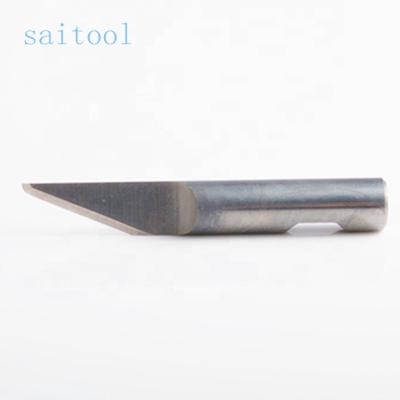 China CNC Process Saitool CNC Oscillating Solid Carbide Blade High Speed ​​Cutting Various Blister Card Paper for sale