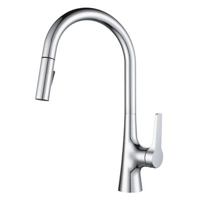 China Musluk 360 Universal Sense Faucets Neck Rotating Hot Cold Water Faucets Pull Down Deck Faucet Kitchen Faucet To Pull Out for sale