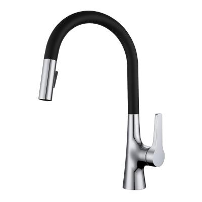 China Sense Faucets Choose To Handle 360 ​​Rotating Hot Black Cold Water Kitchen Mixer Taps Modern Taps To Pull Out Torneira for sale