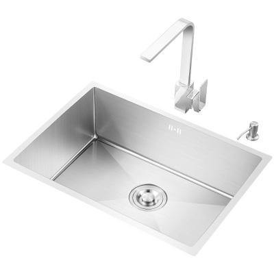 China Large 304 Sink Modern Handmade Single Built In Stainless Steel Undermount Kitchen Sink for sale