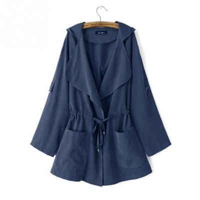 China 2019 viable Europe export fashion design casual loose wind jacket hoodie coat many colors for girl for sale