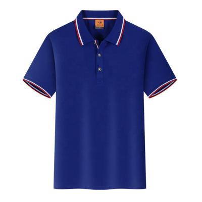 China Custom Logo Workwear Summer Anti-Wrinkle Short Sleeve Polo Shirts Diy Polo Shirts for sale