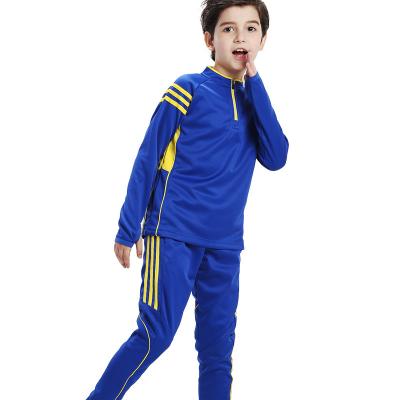 China Long Sleeve Sets Kids Football Uniform Suits For Boys Training Suits Tank Tops Students Running Sportswear for sale