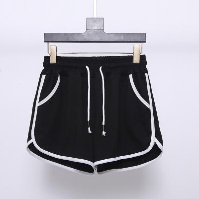 China Women's Cotton Yoga Dance Short Pants Breathable Sport Shorts Summer Sports Athletic Cycling Rise Shorts for sale