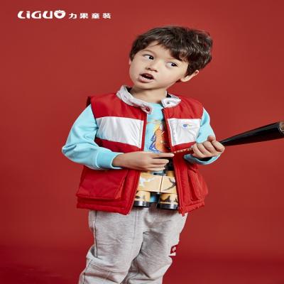 China Customized Viable Winter Kids Vest Boys 2-6 Year Old Jacket Cute Casual Warm for sale