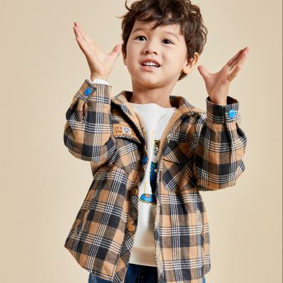 China Viable Custom High Quality Promotional Children's Wear Boys Casual Shirts for sale