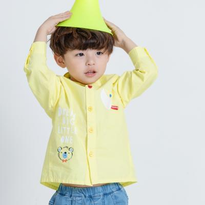 China 2020 New Design Trend Sustainable Cute Shirt Kids Wear Boys 1-6 Year Long Sleeve Casual Shirt for sale