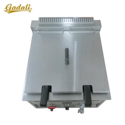 China 2018 Countertop Industrial Stainless Steel Deep Fryer Gas Stainless Steel 15l for sale