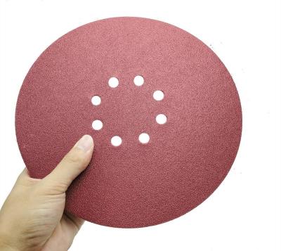 China High Performance 9 Inch 225mm Round Sandpaper Disc Hook & Loop Disc Sanding Sheet for sale