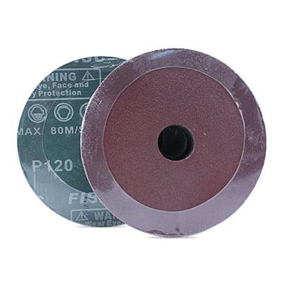 China Aluminum Oxide Resin Fiber Polishing Discs For Metal Polishing for sale