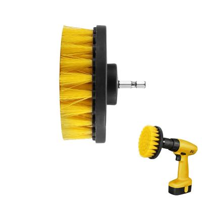 China Multi-Purpose High Efficiency Drill Brush Power Scrubber Pool Tile Floor Ceramic Marble Brick Grout Cleaning Drill Scrub Brush for sale