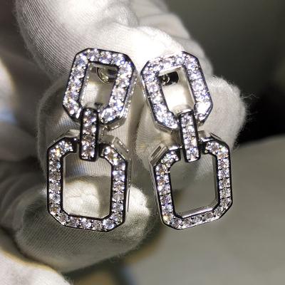 China MQ 2020 Fashion Hot Selling Women Crystal Cuba Chain Earring For TRENDY for sale