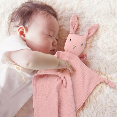 China 2022 Super Soft Cuddly Plush Washable Baby Security Blanket Anti-Static for sale