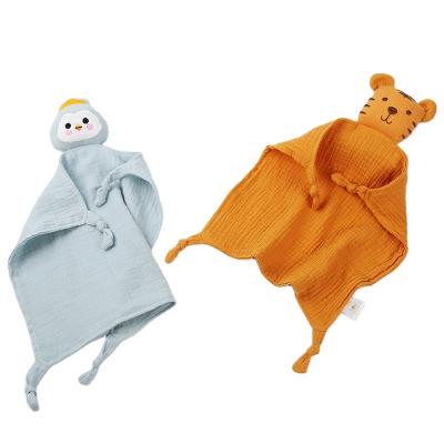 China High Quality 100% Organic Cotton Baby Super Soft Comfort Security Blanket Anti-Static for sale