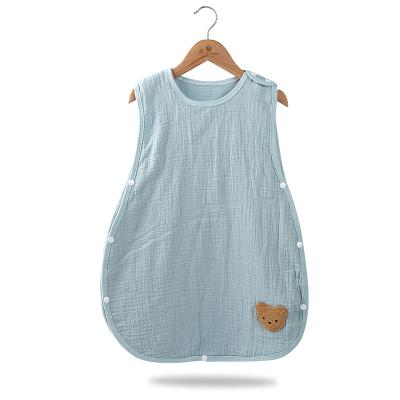 China Antibacterial Best Selling 100% Organic Cotton Breathable Baby Sleeping Bag for sale