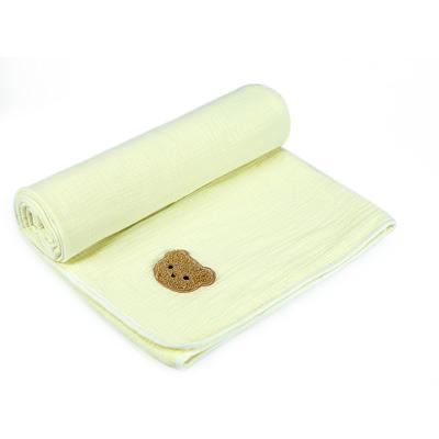 China Best Selling Baby Covering Anti-Static Solid Color Cute Pure Cotton Head Bear for sale