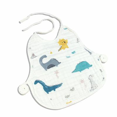 China Soft Type Baby Blanket BPA Free Pure Cotton Full Coverage Adjustable Strap Washable Bib for sale