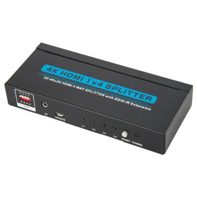 China English Version HDMI Splitter 1x4 With IR EDID Support 4Kx2K HDCP for sale