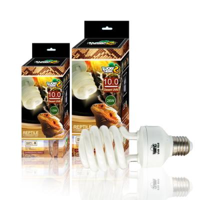 China Sustainable UVB Compact Light Lamp 5.0 10.0 UVB 13w 26w Fluorescent UV Reptile Bulb for sale