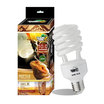 China Sustainable 26W UVB 10.0 UVB 100 150 200 Compact Fluorescent Lamp Lucky Reptile UVB Blub for sale