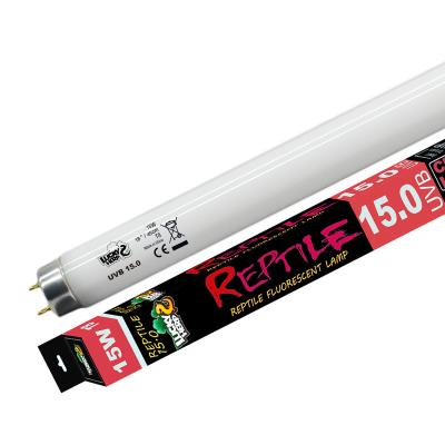 China 18 Inch G13 15w UVB 15.0 T8 Sustainable Fluorescent Tube Light For Living Reptiles Cage Display for sale