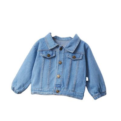 China Spring QUICK DRY Children's Factory Wear Casual Long Sleeve Denim Jacket For Boys for sale