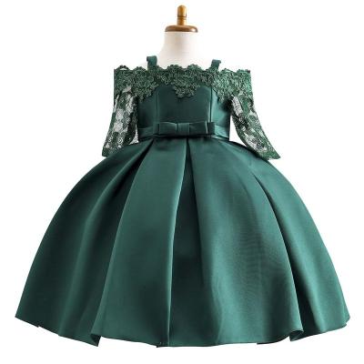 China Girls Sleeveless Knee-Length Solid Cinderella Princess Dresses For Kids Breathable Hot Sale Children Dress for sale