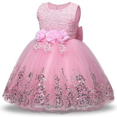 China Lovely Anti-Static European Dress Kids Girl Dress Style Birthday Party Tutu Dresses For Girls Sleeveless for sale