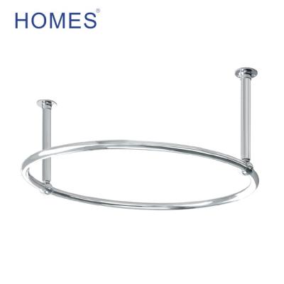 China 820mm Workable Diameter Circular Chrome Shower Curtain Rail (tube diameter 30mm) for sale