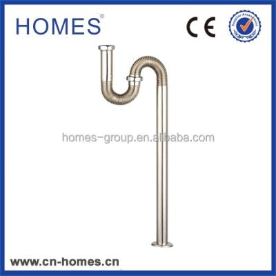 China Floor Style Flexible Tubing Sink Drain Sink Drain Hose / Waste Flexible Hose for sale