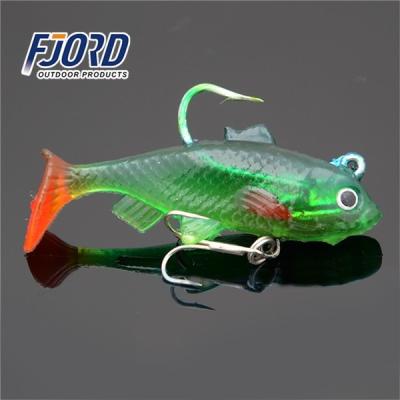 China Plastic PVC FJORD Lead Head Hook Soft Fishing Lures for sale