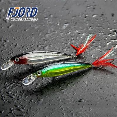 China High Quality 12.2g ABS Plastic FJORD Mixed Color Hard Minnow Lure Fishing Lure for sale