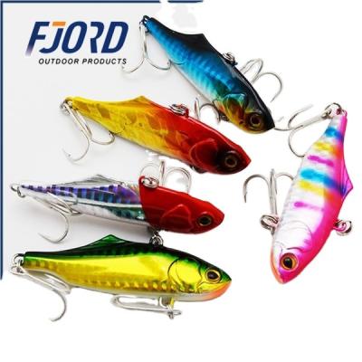 China 22g vib wholesale 70mm ABS FJORD ABS hard plastic fishing lures with vmc hook for sale