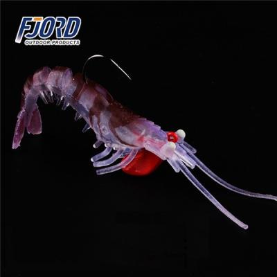 China Wholesale 6.5g/12.5g/17g Soft Strip FJORD Fishing Lures Soft Groundbaits Lead Soft Hook Shrimp Fishing Lures for sale