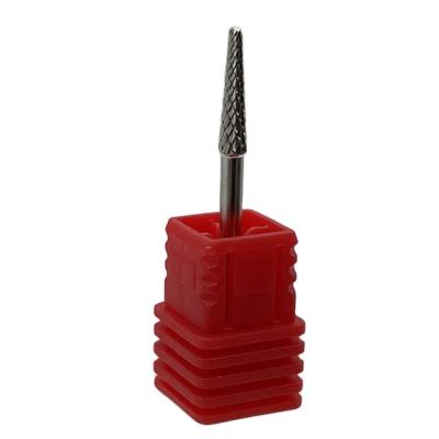 China Tungsten Carbide Small Carbide Diamond Nail Drill Bit For Nail Beauty 3.1mm for sale