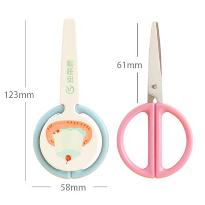 China OULE Design Ergonomic Factory Direct Sale Office Craft Scissors Personality And Creativity Soffice Combo Stationery Scissors for sale